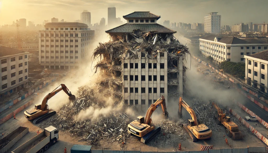 building demolition