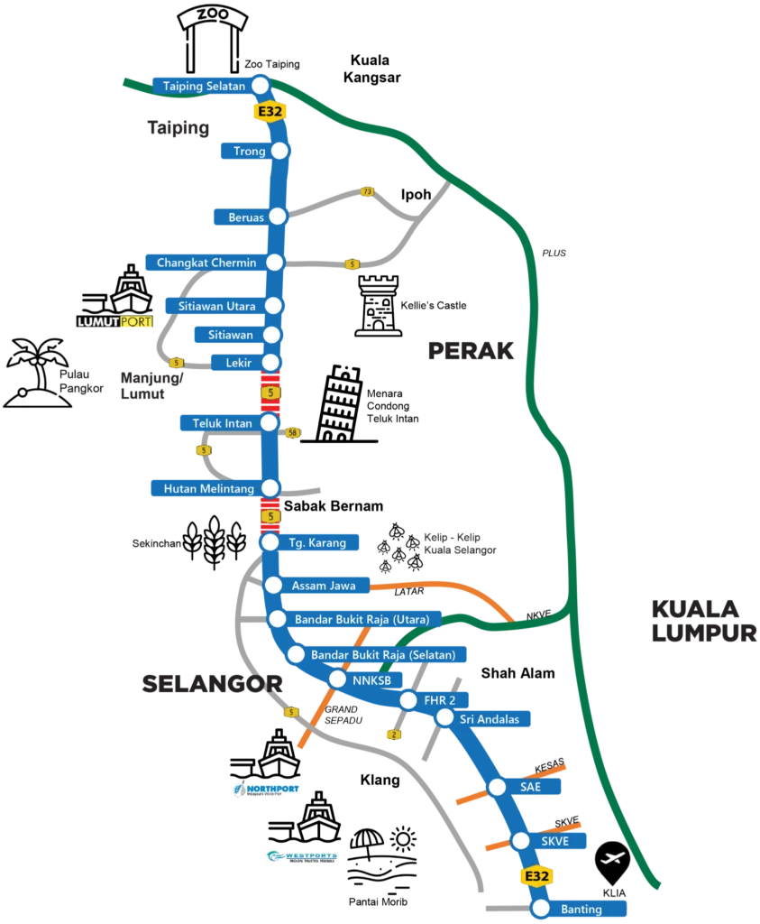 wce highway map
